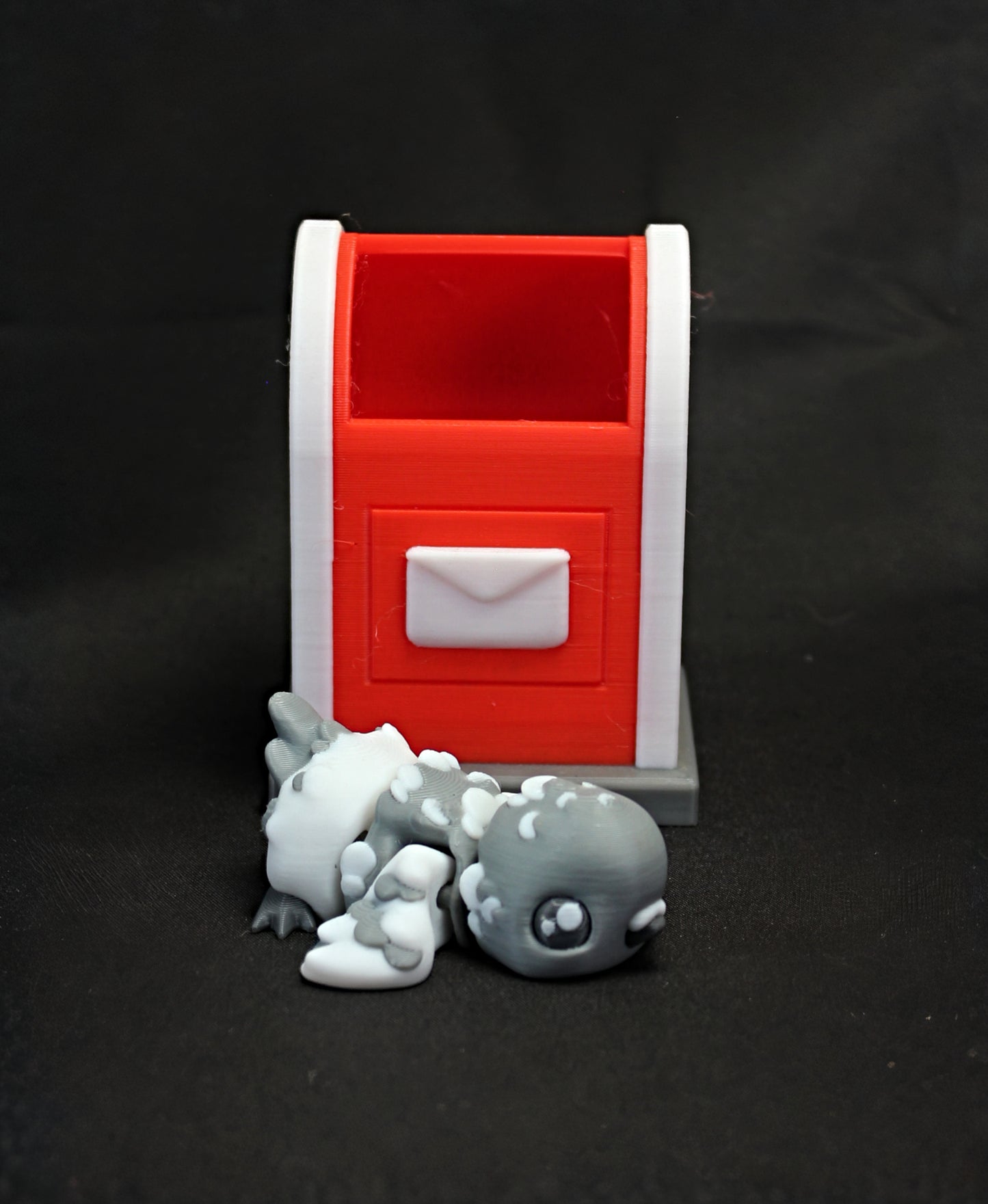 Pigeon in a mailbox