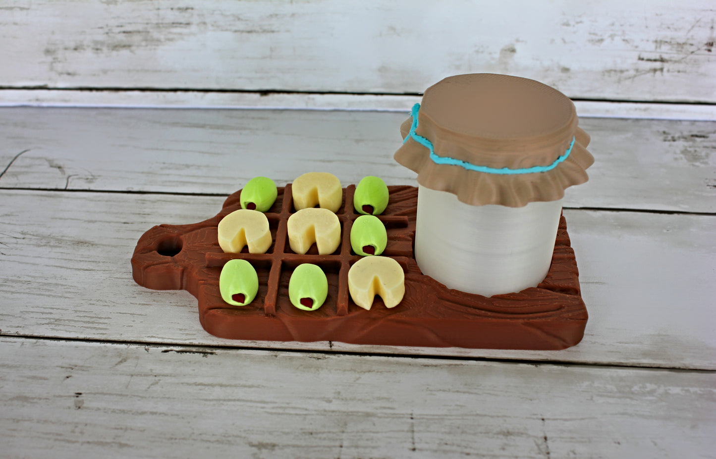 Charcuterie Tic Tac Toe Game