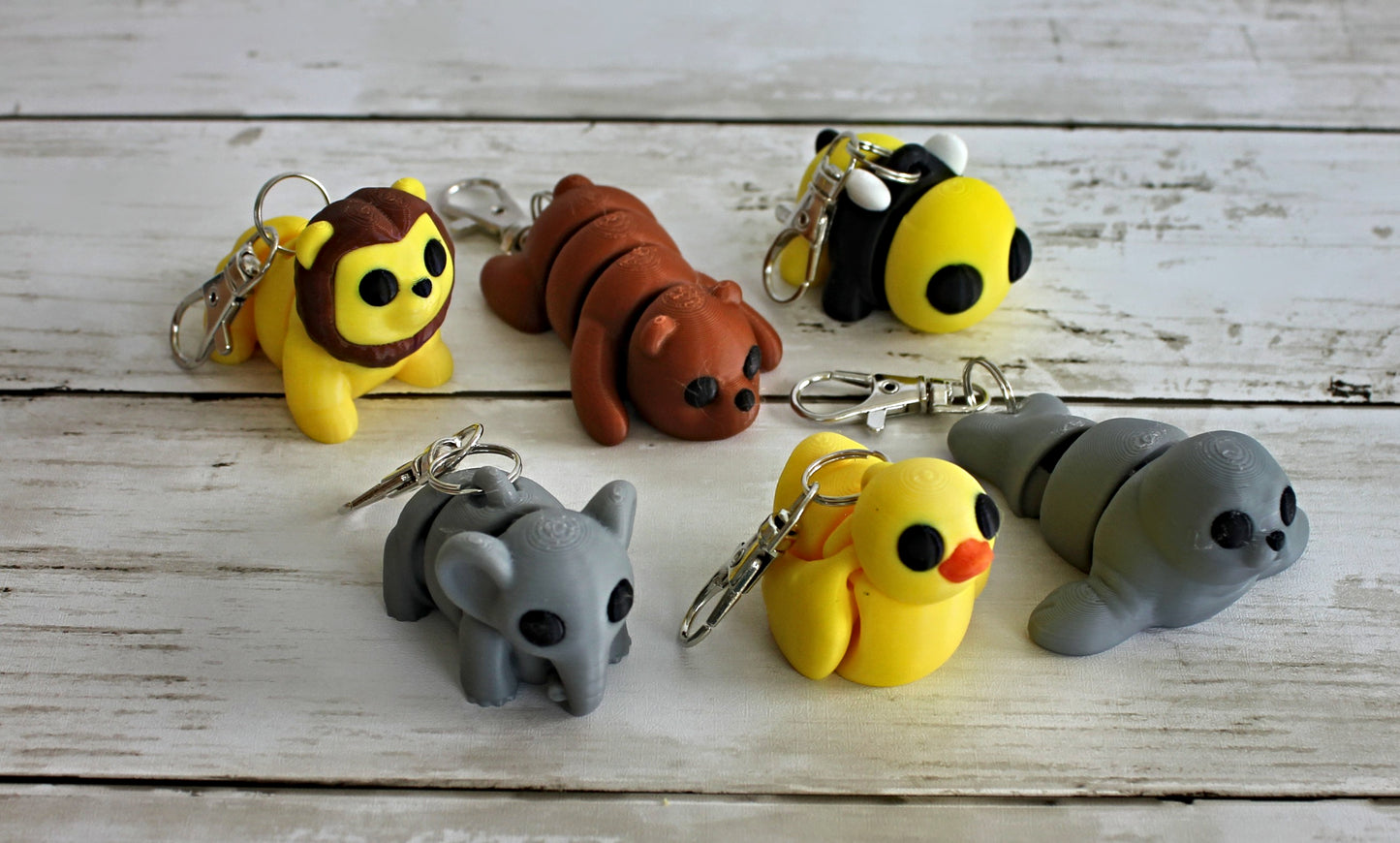 Mini Animal Keychain